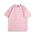 Loose fit short sleeve T-shirt in multiple colours with round neck collar