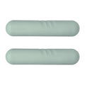 Hand-drawn dumbbell stick with silicone edging on the grip in one of six available colours.