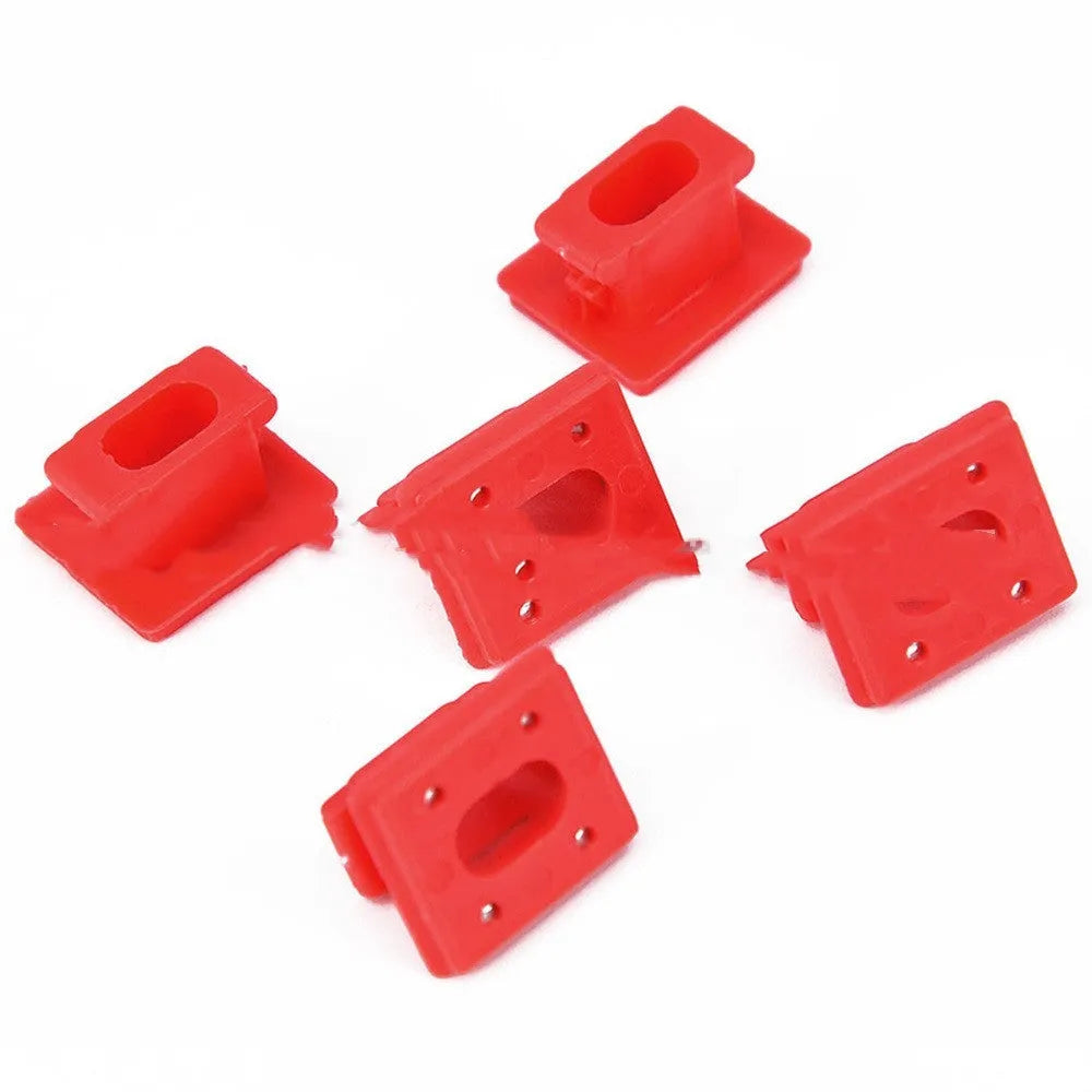 10 black plastic snap clips for BMW door walnut interior trim panel replacement