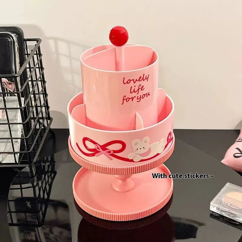 Rotating cosmetic brush storage barrel with 18 litre capacity in Japanese style design