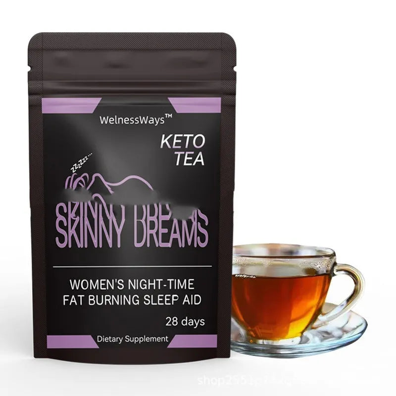 28 Days Slim Flat Tummy Tea for Women herbal tea collection with multiple tea bags