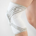 Cotton knee pads for adult basketball and running sports in blue yellow or grey colours
