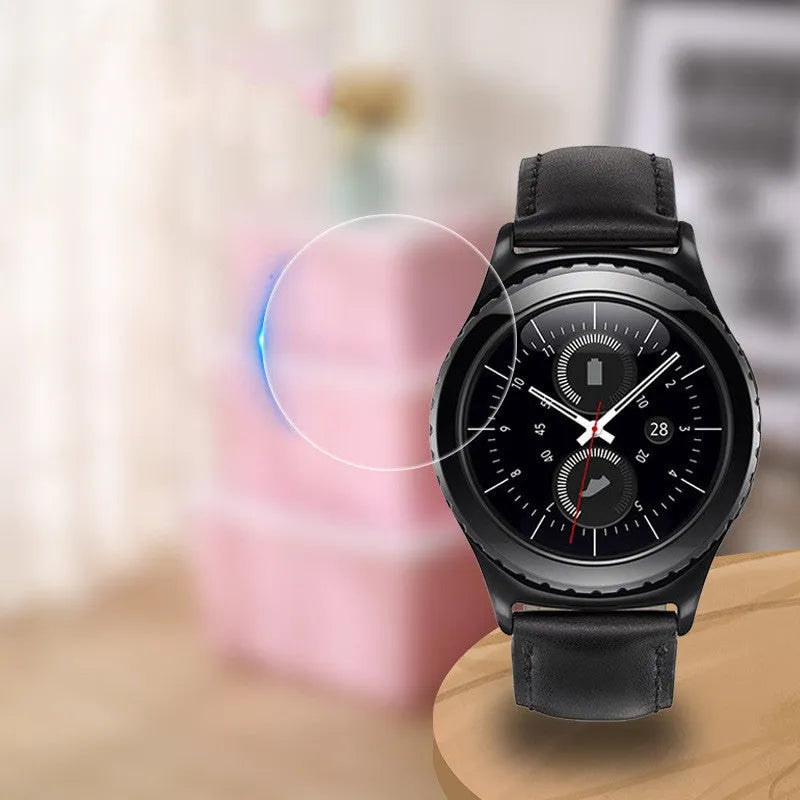 Samsung Galaxy Watch Active tempered glass screen protector with anti-fingerprint surface