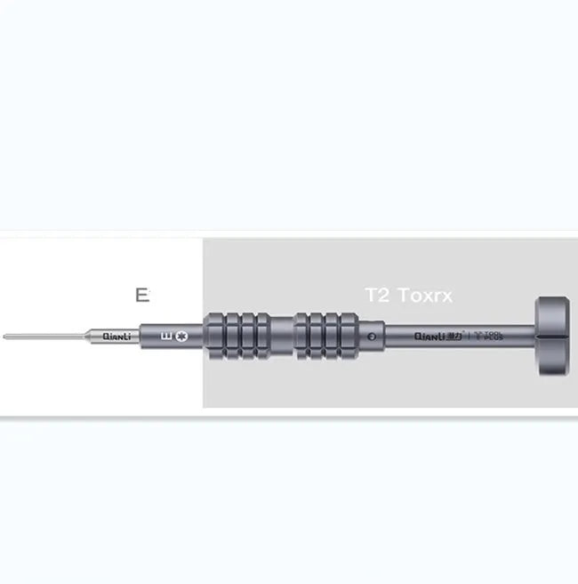 iPhone T2 cross triangle star screwdriver with grenade-shaped aluminium alloy handle for precision electronic repairs