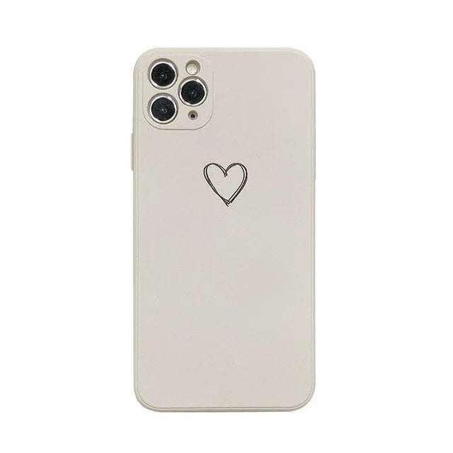 Solid colour TPU phone case for Apple iPhone in black, pink, and green showing precise cut-outs