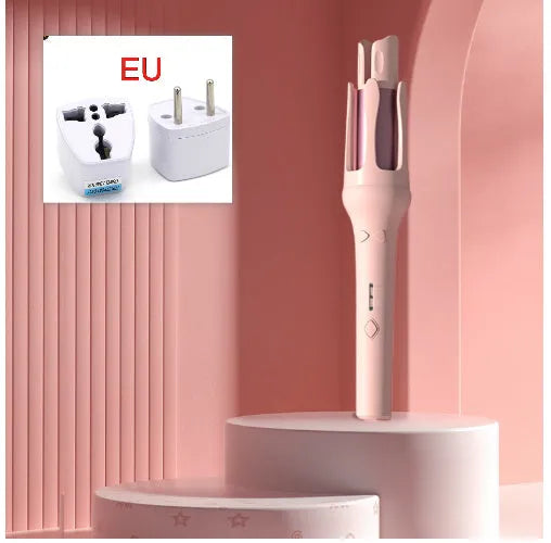 Automatic hair curler with 32mm curling barrel in white or chigo colour options