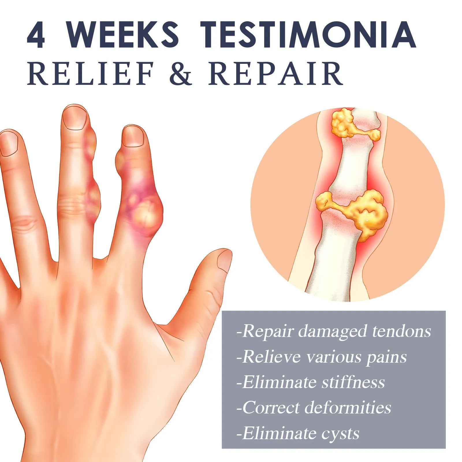 20g tube of joint pain massage cream for body care and targeted relief