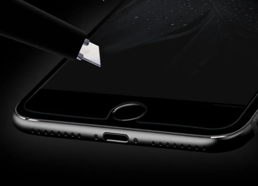iPhone XS Max tempered glass privacy screen protector with anti-spy mirror coating