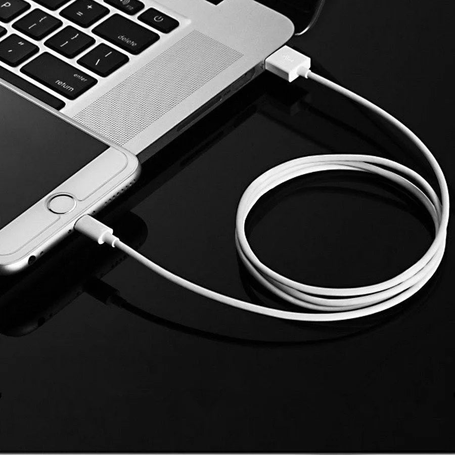 5V 2A USB travel charger compatible with iPhone and iPad models with multiple cable length options
