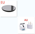 Black coffee mug warmer with dual temperature buttons and 12 cm heating plate