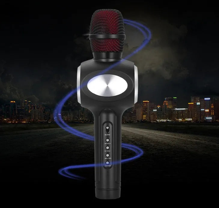 Yaerjia E108 mobile microphone in black, gold or pink with capacitive pickup for phone connection