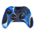 XBOX ONE gamepad inside a transparent silicone protective case on a dark surface.