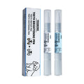 Pet teeth whitening pen set with two applicators and dental brushes for dog and cat tartar removal