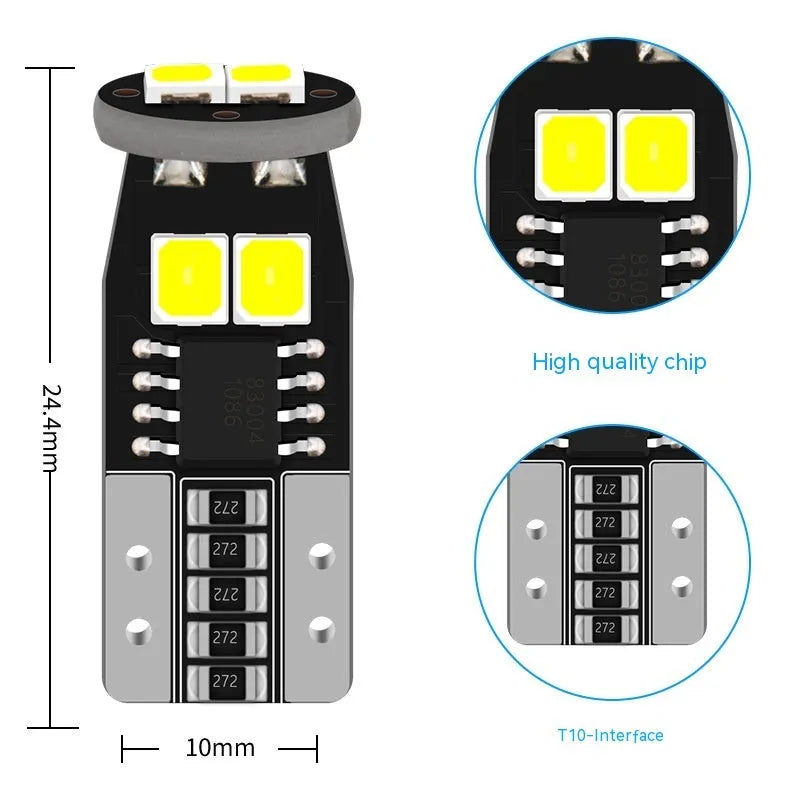 Small LED car licence plate reading light with fibreboard construction