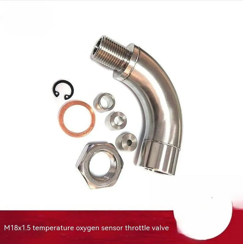 Car M18 x 1.5 temperature sensor adapter flow valve gas flow cross over sub