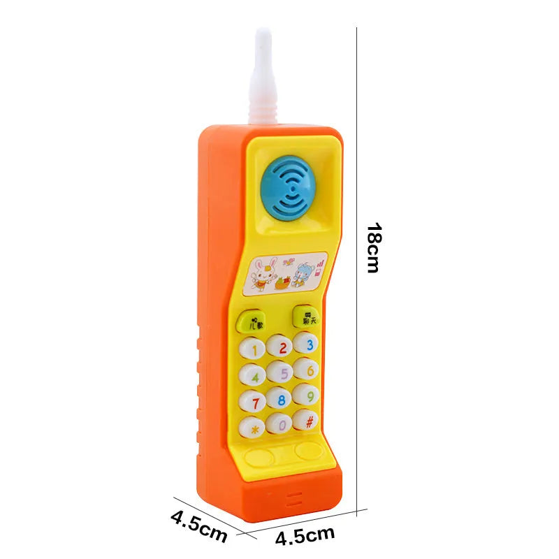 Electric children's educational toy with sound, light and cartoon animal designs for age 3+