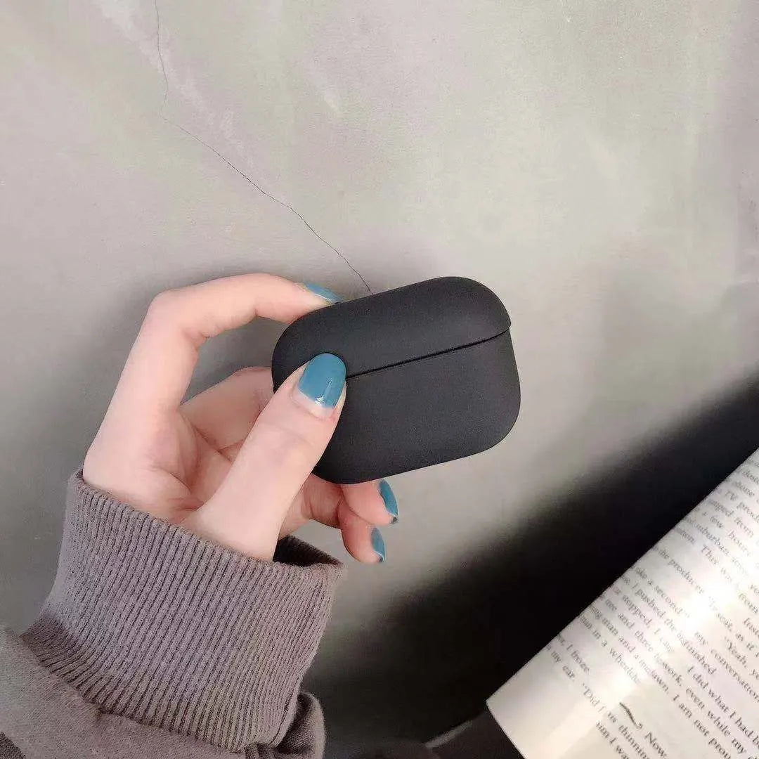 AirPods Pro plastic protective case in multiple colour options including black, pink, green and blue