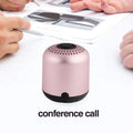 Hieha XQ11 mini cylinder-shaped wireless Bluetooth speaker in various colours with waterproof design