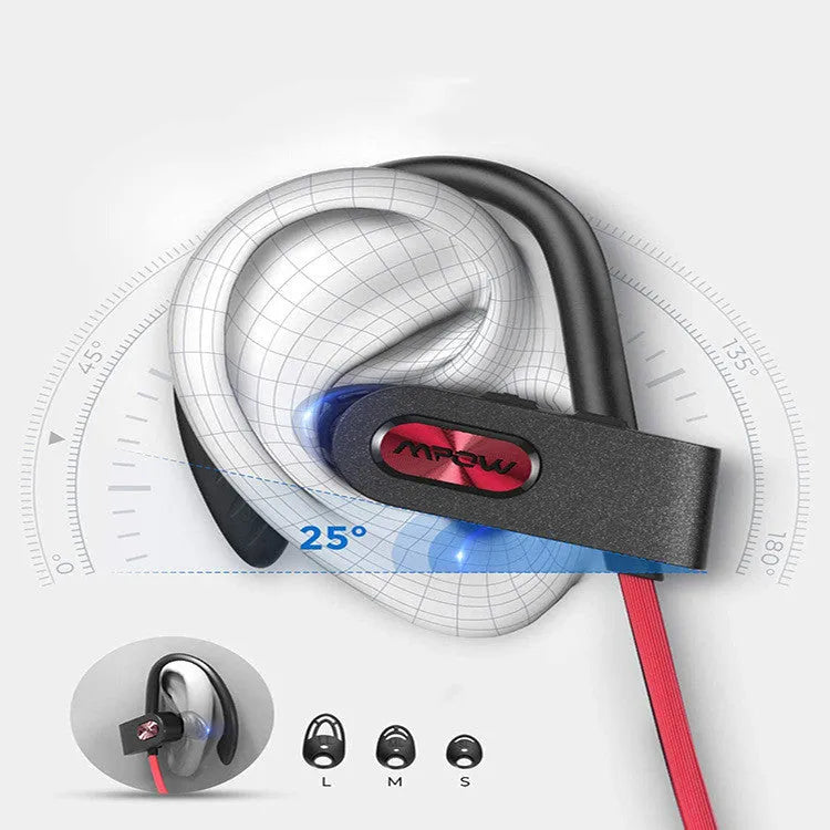Flame2 hanging ear Bluetooth headset in black, pink or red colour with wireless calling features