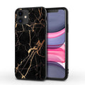 Marble pattern iPhone case with waterproof and drop resistant features for multiple iPhone models