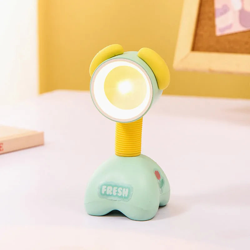 Creative DIY cartoon magnetic desktop night lamp in various colours with adjustable lighting