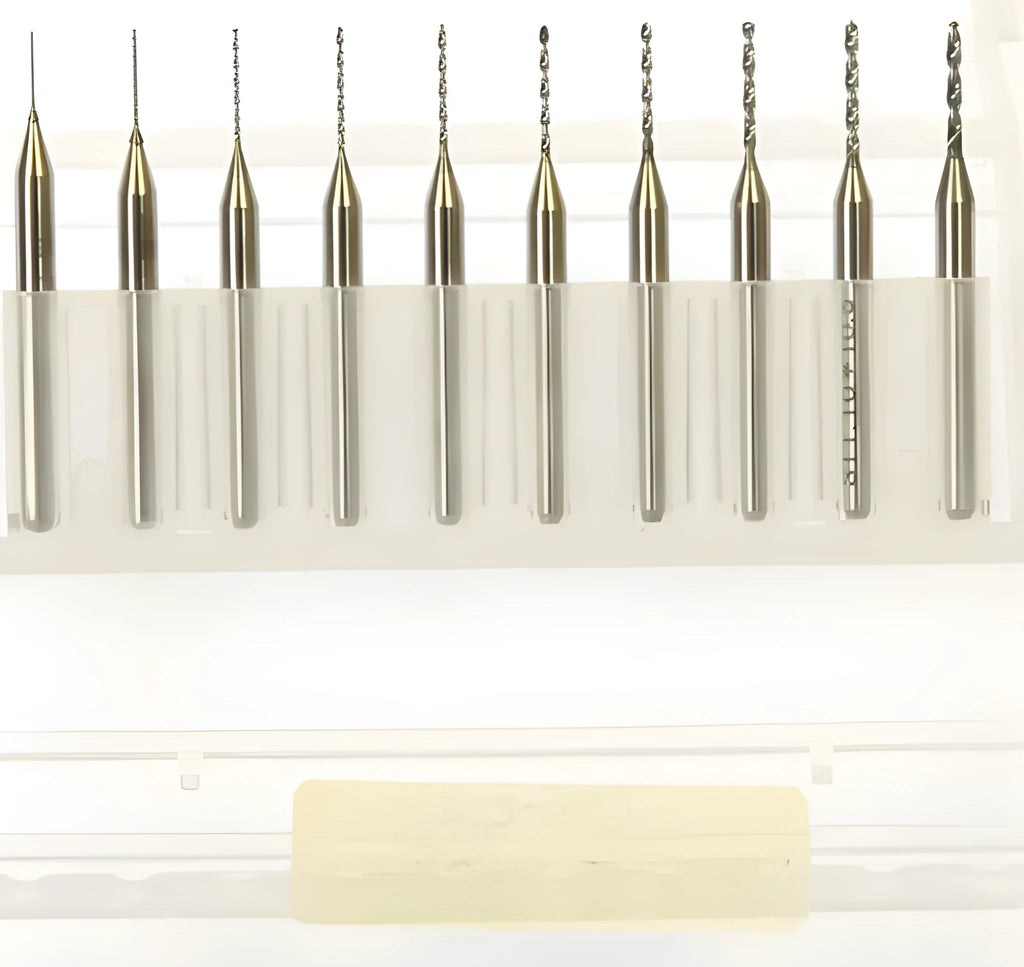 Imported tungsten carbide micro-engraving bit for precision electronics and hardware engraving.