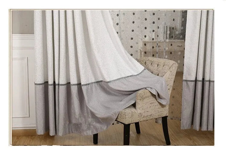 Customisable blackout curtain panel available in multiple sizes with three hanging style options