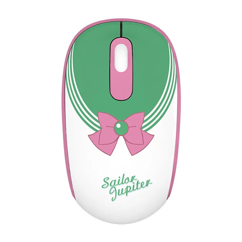 Sailor Moon pink wireless computer mouse with USB receiver