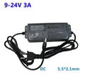3-24V 2A adjustable AC/DC power adapter with digital display, 24W, 100-240V input, 118 x 51 x 32mm
