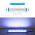 Ultra-thin LED aquarium light bar with blue and white spectrum lighting for fish tanks