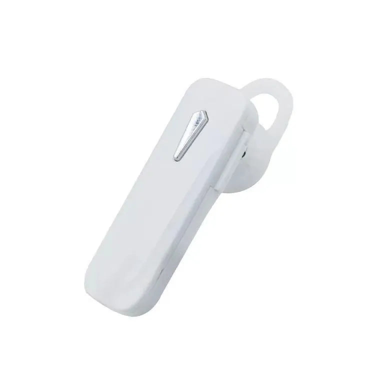 M163 Bluetooth 4.1 car headset in black or white with stereo controls and hands-free calling features