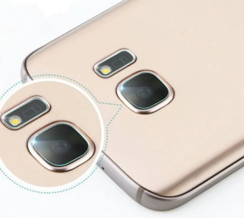 Samsung S7 Edge tempered glass rear camera lens protection film with anti-fingerprint features