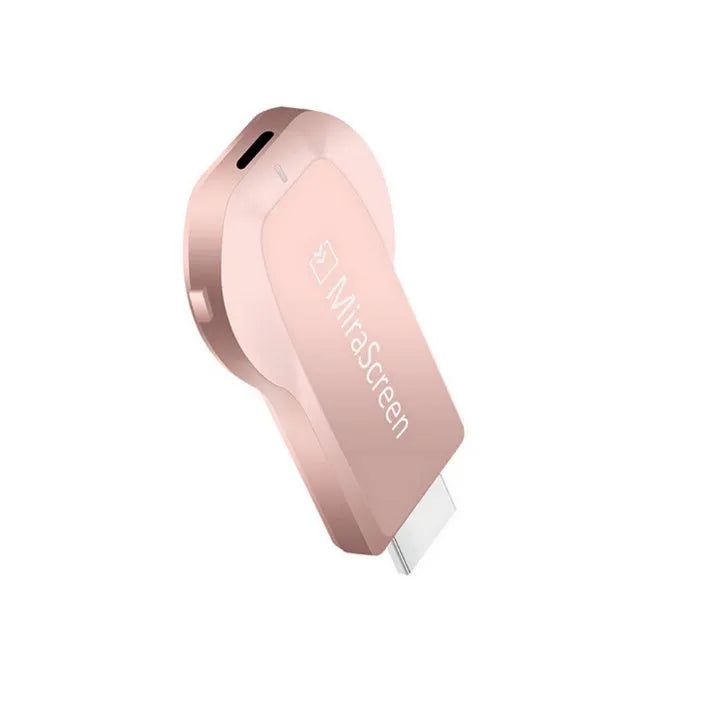 Wireless HDMI display receiver dongle for TV, monitor, or projector with Miracast, Airplay, DLNA and 1080P Full HD support
