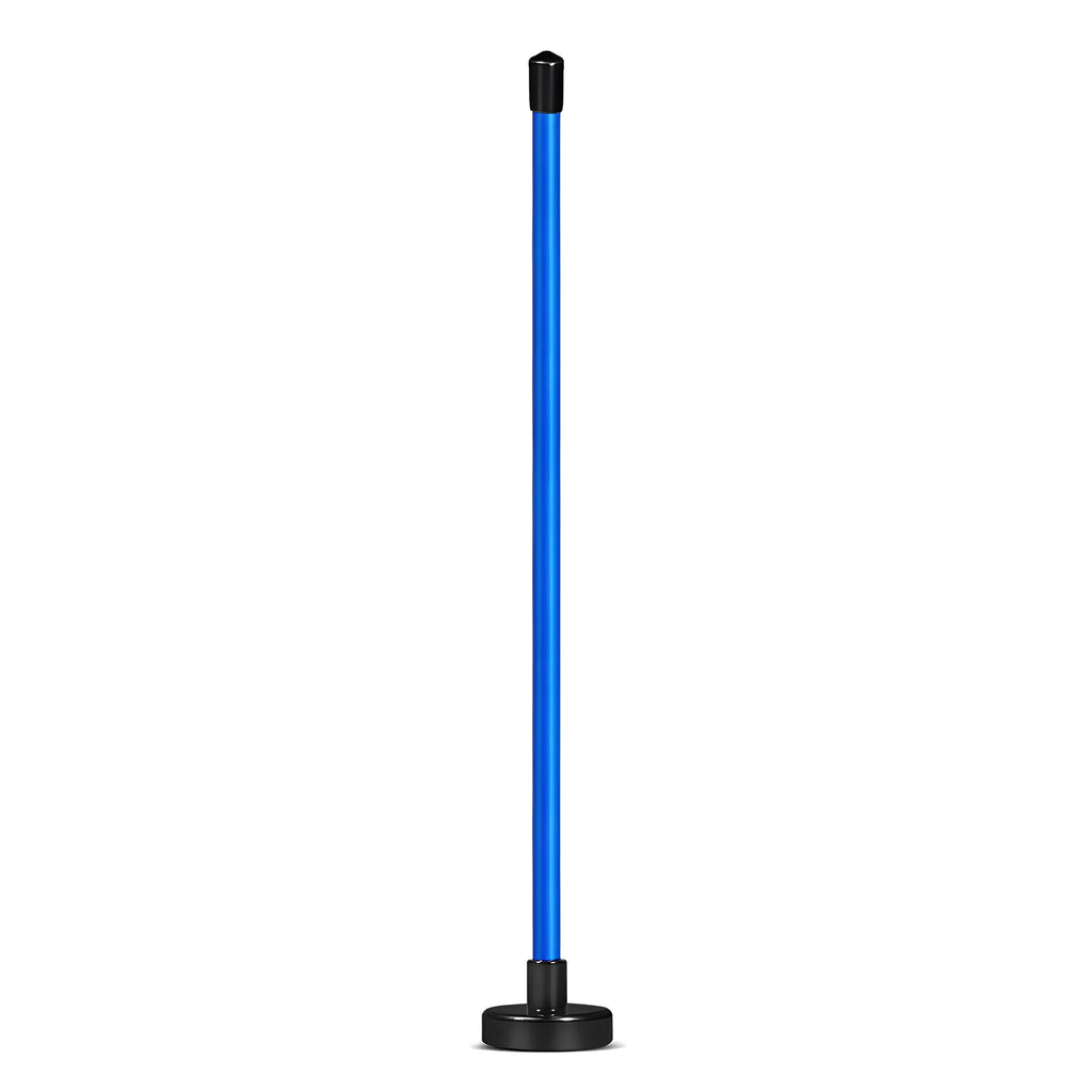 Red magnetic direction baseball bar golf alignment swing trainer on practice mat