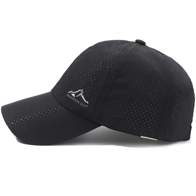 Korean style adjustable baseball cap in Army Green colour with a dome crown for summer sun protection.