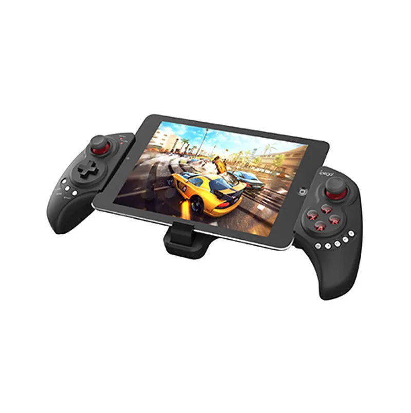 PG-9023 wireless telescopic game controller extended with phone inserted