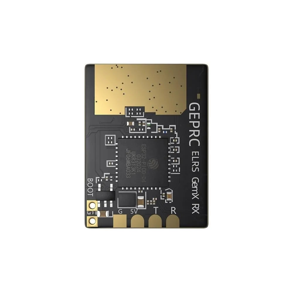 ELRS 915M 2.4G dual-frequency drone receiver kit with T-shaped antennas and wiring