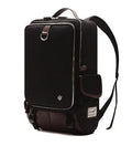 Modern men's Oxford cloth backpack in multiple colours showing large capacity design.