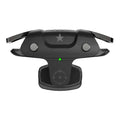 Black F5 mobile phone game controller with joystick for Android and iOS gaming