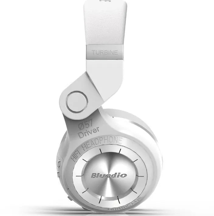 Blue String T2 Smart Edition Bluetooth headphones in black or white with metal folding design