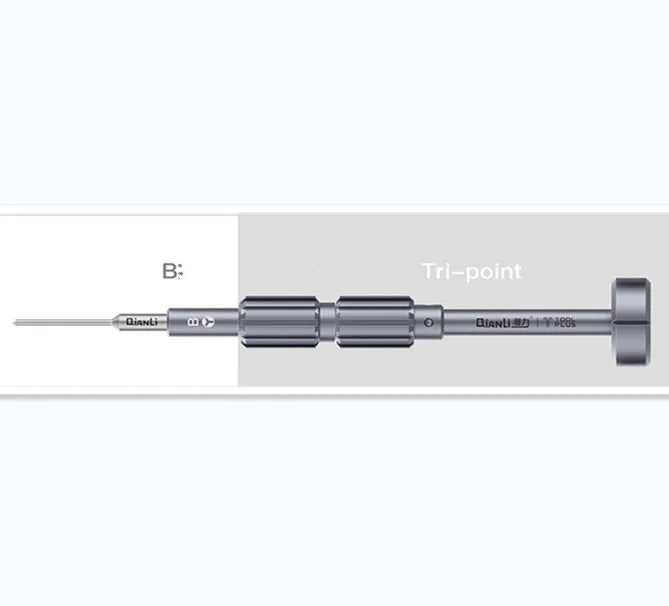 iPhone T2 cross triangle star screwdriver with grenade-shaped aluminium alloy handle for precision electronic repairs