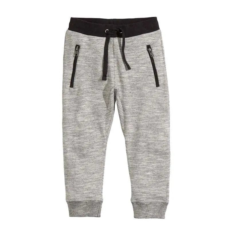 Boys cotton casual clothing set with long sleeve T-shirt and pants for 3-7 year olds