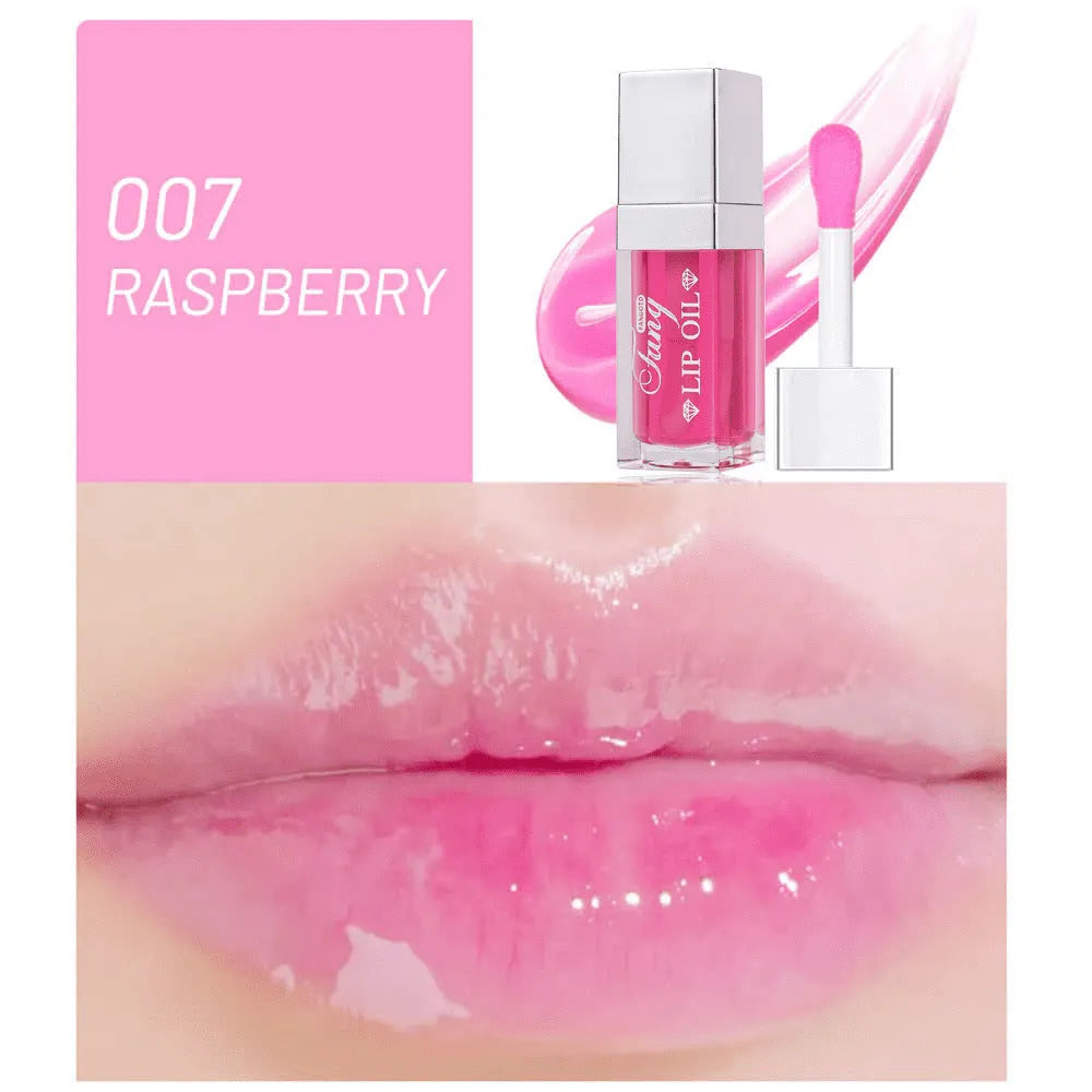 Bright Lip Gloss Mint Lipstick in five colour options with moisturising effect.
