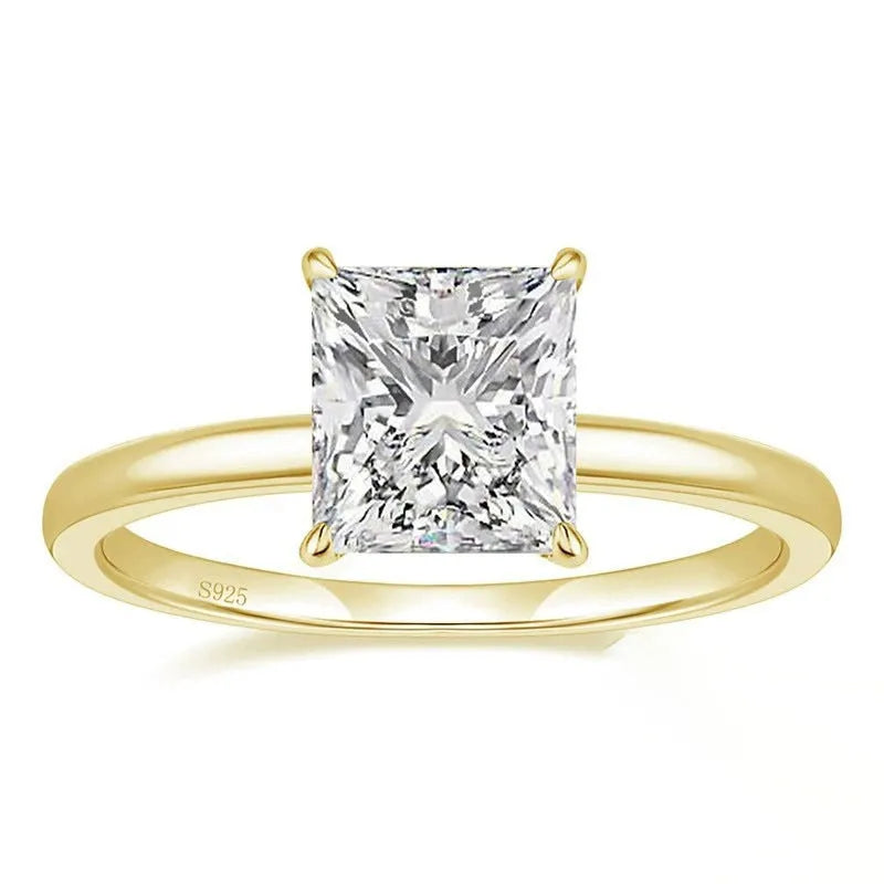 A simple geometric round ring made from 925 silver, shown in silver, gold, and rose gold colour options.