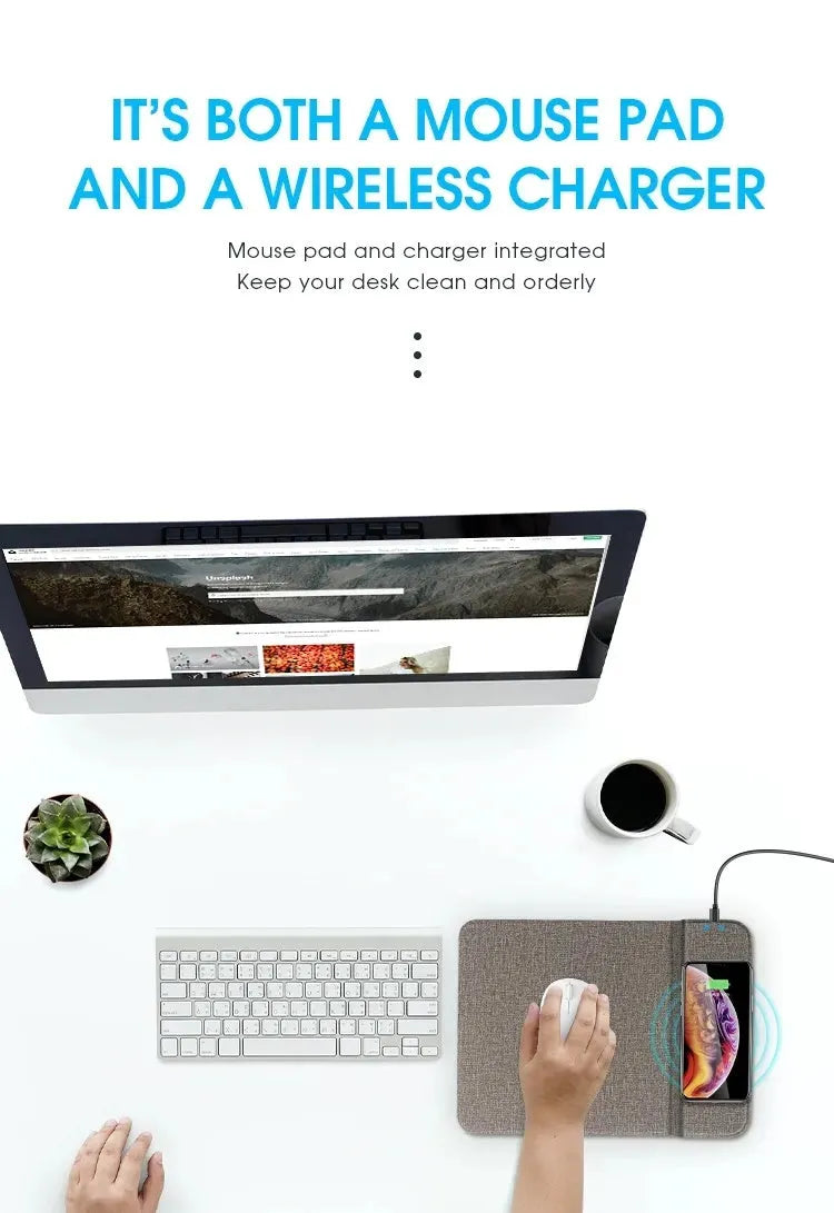 Foldable cloth phone holder wireless charger showing compact folded size and phone charging position