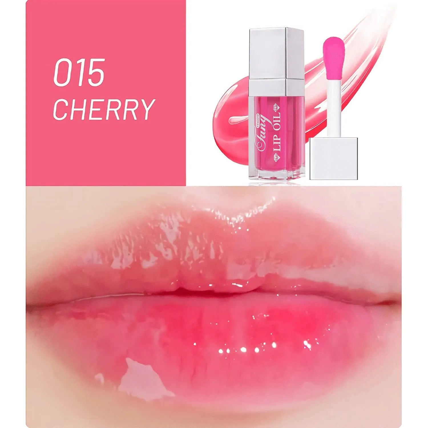 Bright Lip Gloss Mint Lipstick in five colour options with moisturising effect.