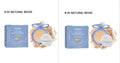 Natural finishing powder compact with 8g content in classic ivory, natural beige and pure beige colour options
