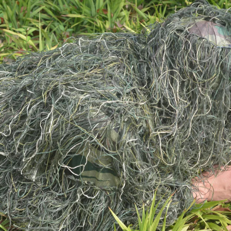 Ghillie suit for men in jungle camouflage, one size 165-180cm, with carry bag