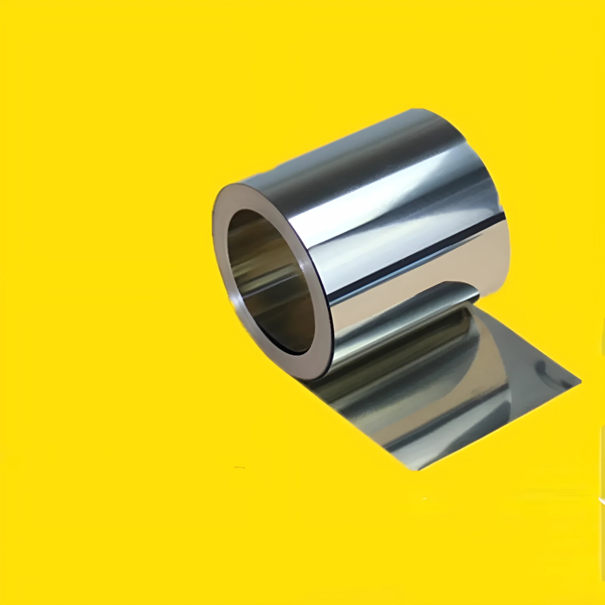 Close-up of thin 304 stainless steel sheet with leather backing on a car interior trim piece.