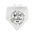 Wedding pet triangular binder scarf in polyester with letter pattern, five colour options, 42x42x62cm